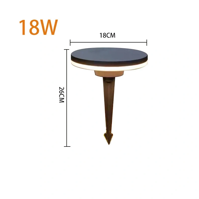 Led Garden Lamp Outdoor Waterproof Lawn Light Yard Lighting Aluminium grass spike Lighting Decor