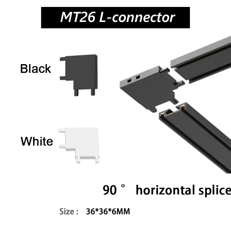 T26 Tuya Zigbee ultra thin Magnetic Track Light Surface-Mount Aluminium LED DC48V Alexa Home-Assistant Flood Spot Black White
