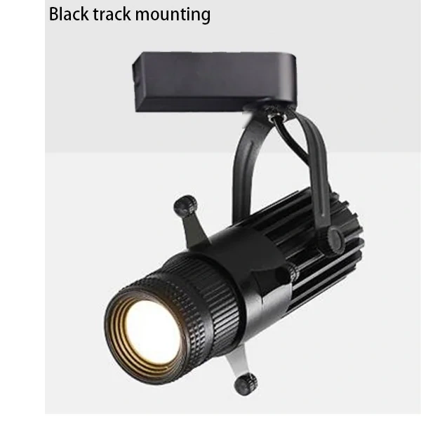 Led Ceiling Light Adjustable Aperture Variable Mode COB Spotlight 10w/15w/20w/30w Tracking Lighting, Bars, Restaurants, Shops,