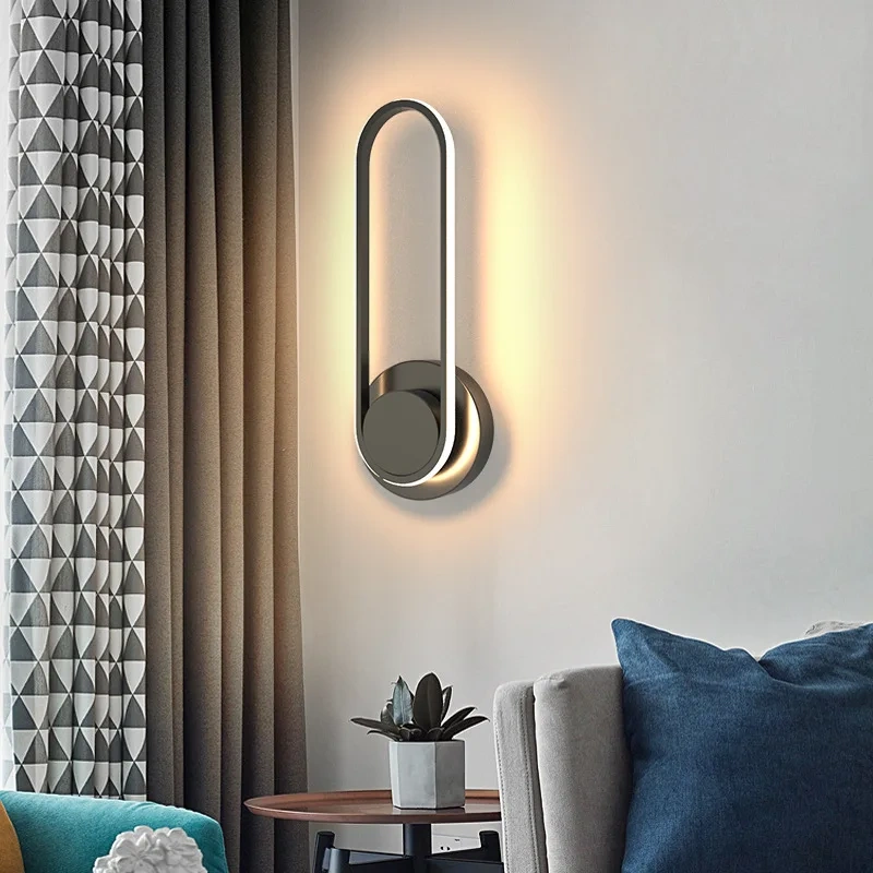 Led Wall Lamps 330 Degree Rotating Lamp In Wall Spotlight For Stairs Living Room Bedroom Wall Light Home Fancy Bedside Light