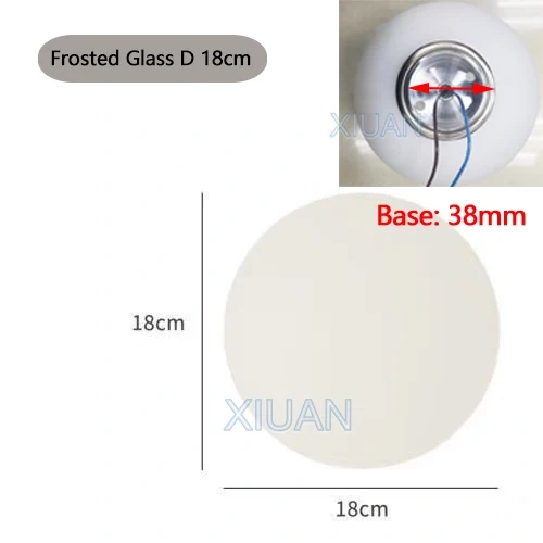 New Concealed Base Glass Wall Lamps French Bauhaus Milky White Round Ball Wall Light for Bedside Living Room Bathroom Mirror Dec