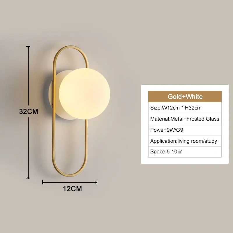 Interior LED Wall Lamps Wall Lights with G9 Bulb for Bedroom Black Gold  LED Wall Lamps Wall Sconce for Home Luminuaire Lighting