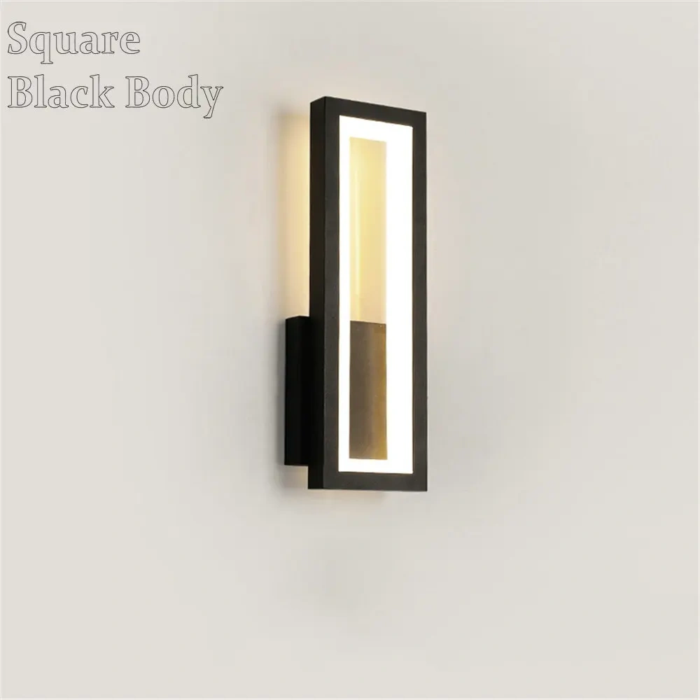 16W LED Indoor Wall Lamps Bedroom Bedside Light Aisle Corridor Wall Lights Modern Home Wall Sconce Aluminum Acrylic Wall Lamp