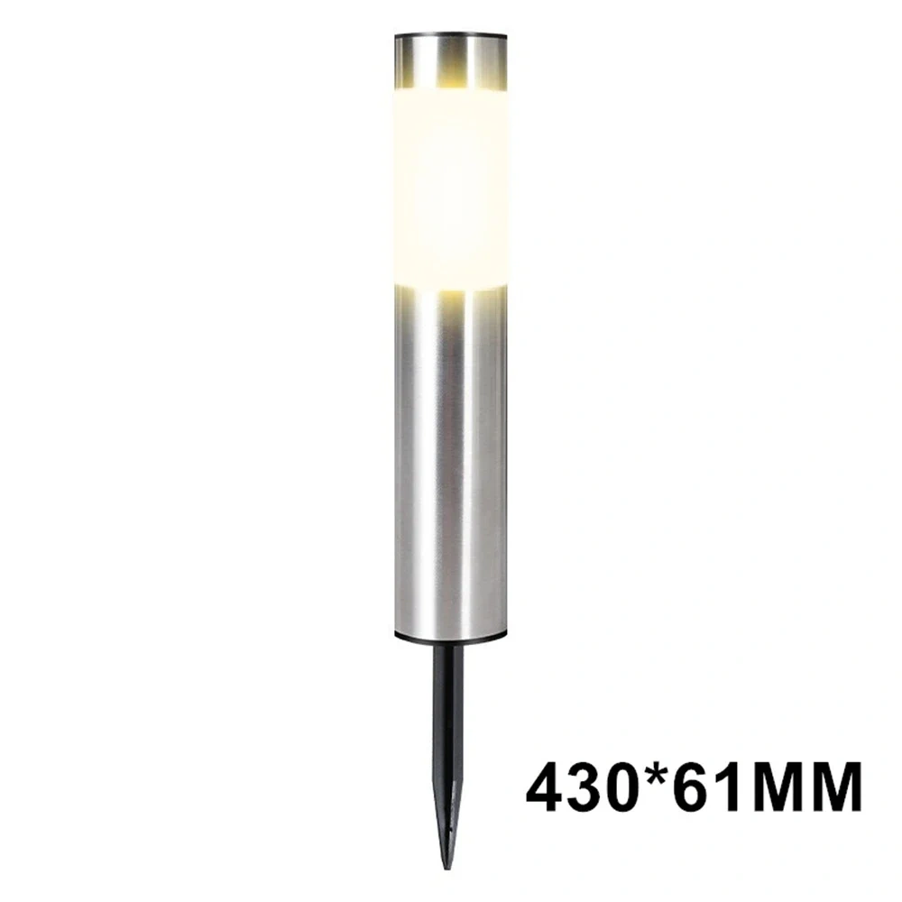1/2/4/10 Pack 600mah Solar Garden Pathway Lights Outdoor LED Lighting Ground Plug Bollard Light for Patio, Gardens,Pathways,Lawn