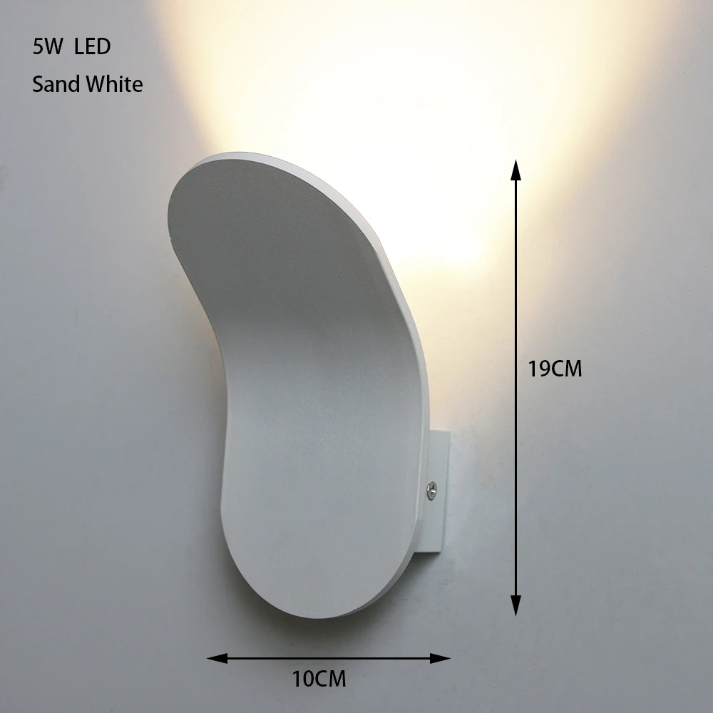 5W 7W LED Indoor Wall Lamp Bedroom Living Room Bedside Lamp Modern Home Lighting Balcony Corridor Wall Light Decorate Sconce