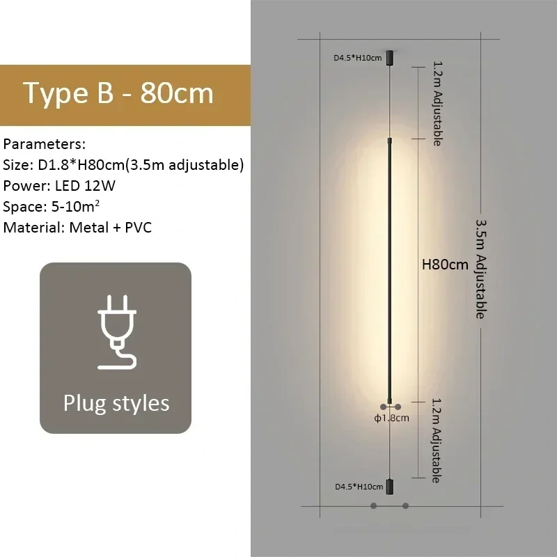 2025 Modern Minimalist Black LED Floor Lamp Decoration Home Lighting Living Room Bedroom Bedside Chandelier Indoor Lighting Fixt