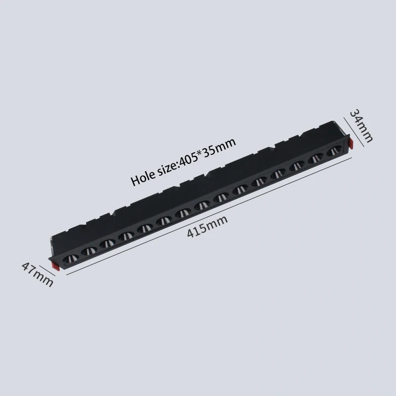 Dimmable LED Downlight 10W 20W 30W AC220V 110V Ceiling Lights Recessed Grille lamp Line Lights Indoor Lighting LED Spot lamp