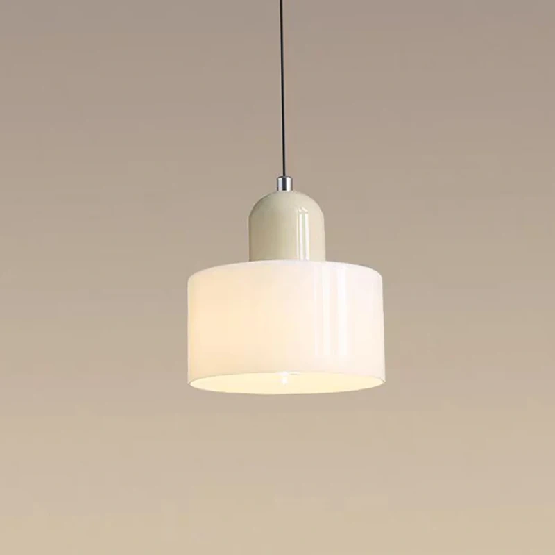 Nordic Modern Glass Bedroom Bedside Long Line Small Chandelier Restaurant Bar Chandelier Simple Lighting Atmosphere Lamp E27