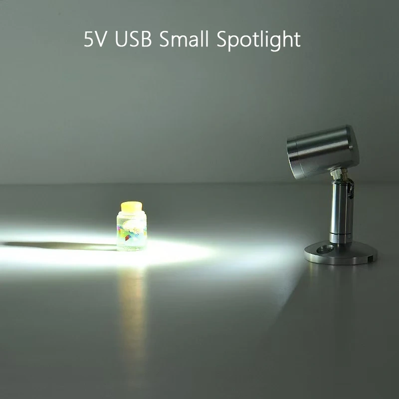 USB 5v Led Wine Cabinets For Model Display Counters Garage Kits Display Boxes Shelf Mini Jewel Cabinet Light Fish Tank Spotlight