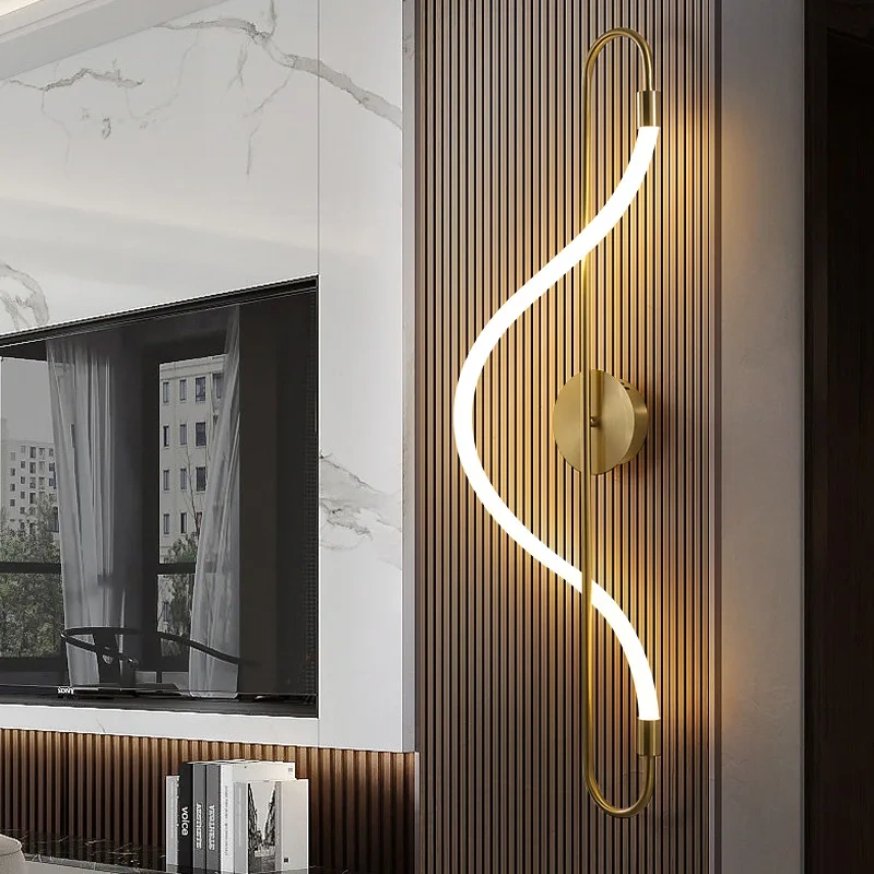 Nordic Modern Wall Lamp Bedroom Bedside Kitchen Dining Room Hallway Led Sconce Home Decor Light Decoration Lighting Living Room