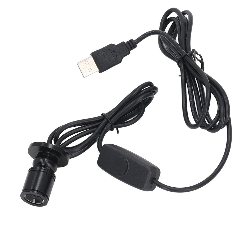 D5 DC 5V Mini Spot Lights Bright USB Dimmable LED Spotlight with 6.5ft Cable for Showcase Jewelry Cabinet Porch Warm White 3000K