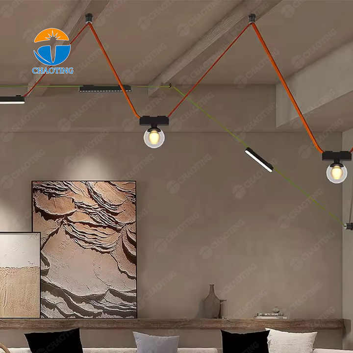 New Design Flexible Soft Belt Track System Lights 48V Conductive Textile Ribbon Flexibility Linear Rail Led Magnetic Track Light
