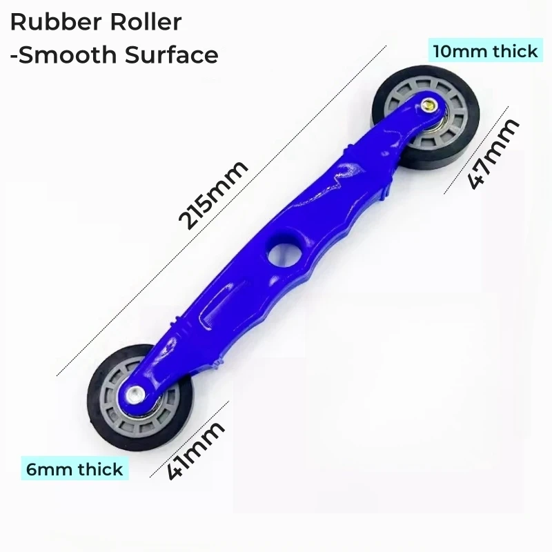 Rubber Wheel Handle Roller 6-8mm LED Strip Light Install Tool Aluminum Profile Silicone Tape Fix Hard Bar Lamp Mount Accessories