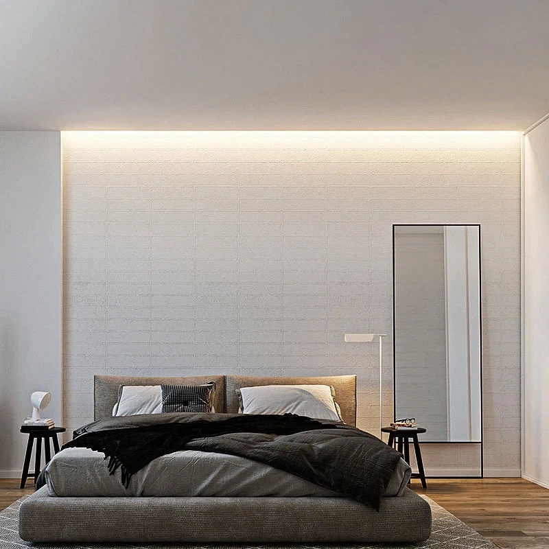 LED Aluminum Profile For Plaster Board Embedded Aluminum Profile Light For Drywall Recessed Installation
