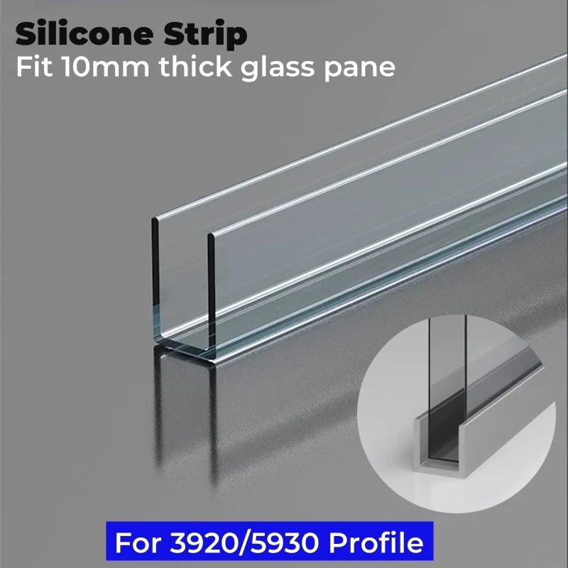 Bathroom Glass Board LED Aluminum Profile Embedded F-shaped Waterproof Channel Layer Shelf Splint Shower Cabinet Bar Strip Light
