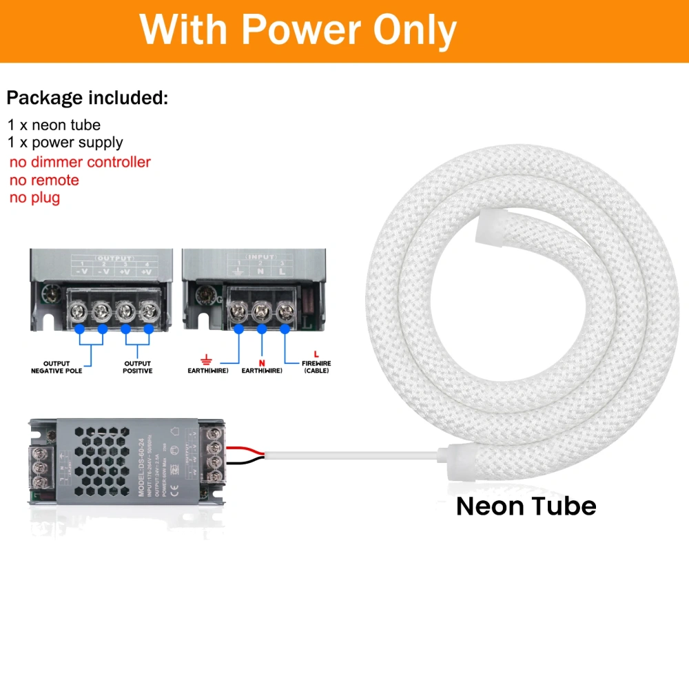 Dimmable LED Neon Tube 360 Degree Round Reticulate Flexible Silicone Tape 240LEDs Waterproof LED Strip Light 12V 24V