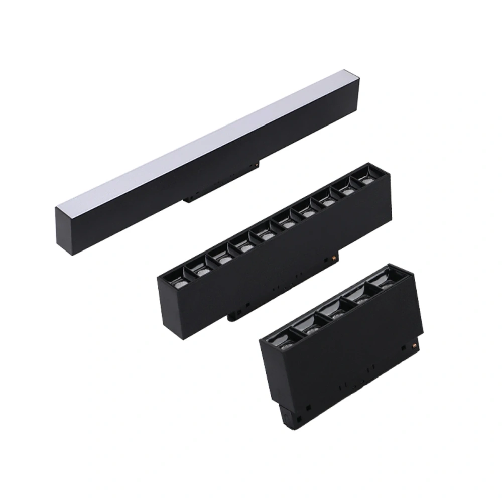 20 Modern Recessed Magnetic Track Lights design Led Lamp Magnetic Rail Ceiling System Indoor Track Lighting Spot Rail Spotlights