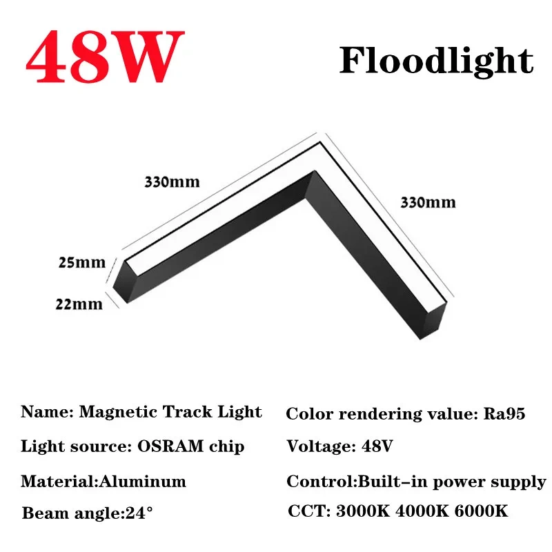 20 Modern Recessed Magnetic Track Lights design Led Lamp Magnetic Rail Ceiling System Indoor Track Lighting Spot Rail Spotlights