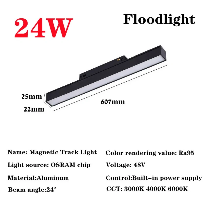 20 Modern Recessed Magnetic Track Lights design Led Lamp Magnetic Rail Ceiling System Indoor Track Lighting Spot Rail Spotlights