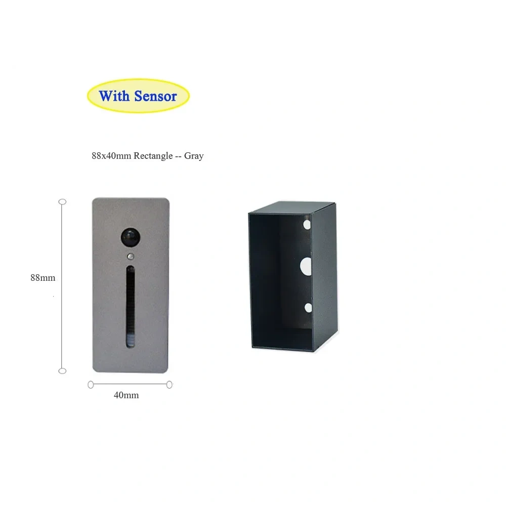 Wall Lamp Recessed Sensor Night Light for Living Room Step&Stair Foyer Bathroom Bedside 3W LED Indoor Lighting Fixture Mount Box