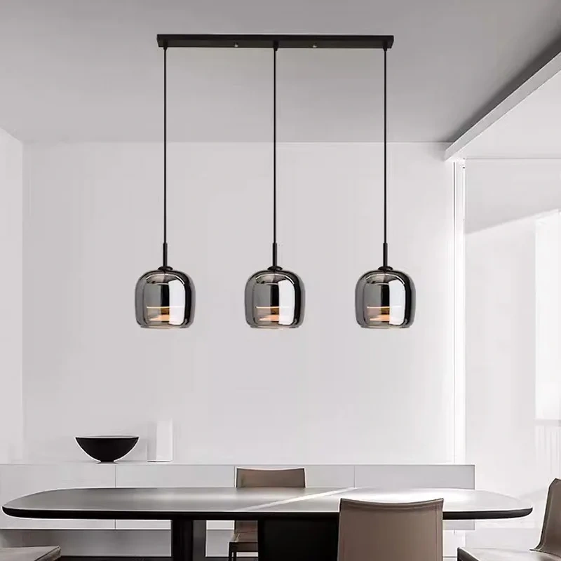 Nordic Glass LED Chandeliers Luxury Pendant Lamp Modern Minimalist  hanging light fixture decorative indoor lighting