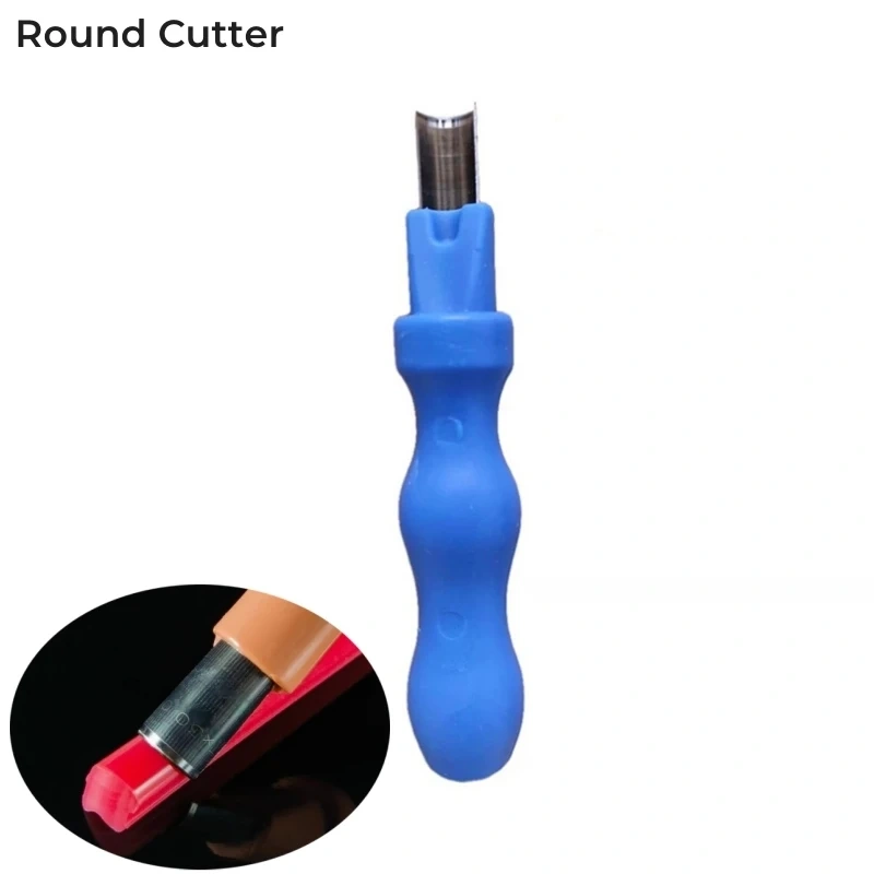 Rubber Wheel Handle Roller 6-8mm LED Strip Light Install Tool Aluminum Profile Silicone Tape Fix Hard Bar Lamp Mount Accessories