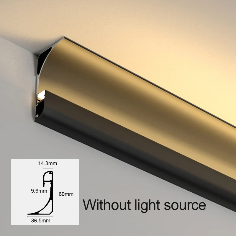LED Aluminum Profile Multifunctional Indoor Installation Top Corner ...