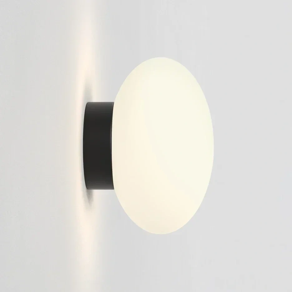 Modern White Wall Lamp Ball Glass Wall Sconce for Home Bathroom Mirror Living Room Bedroom Wall Decorative Interior Light