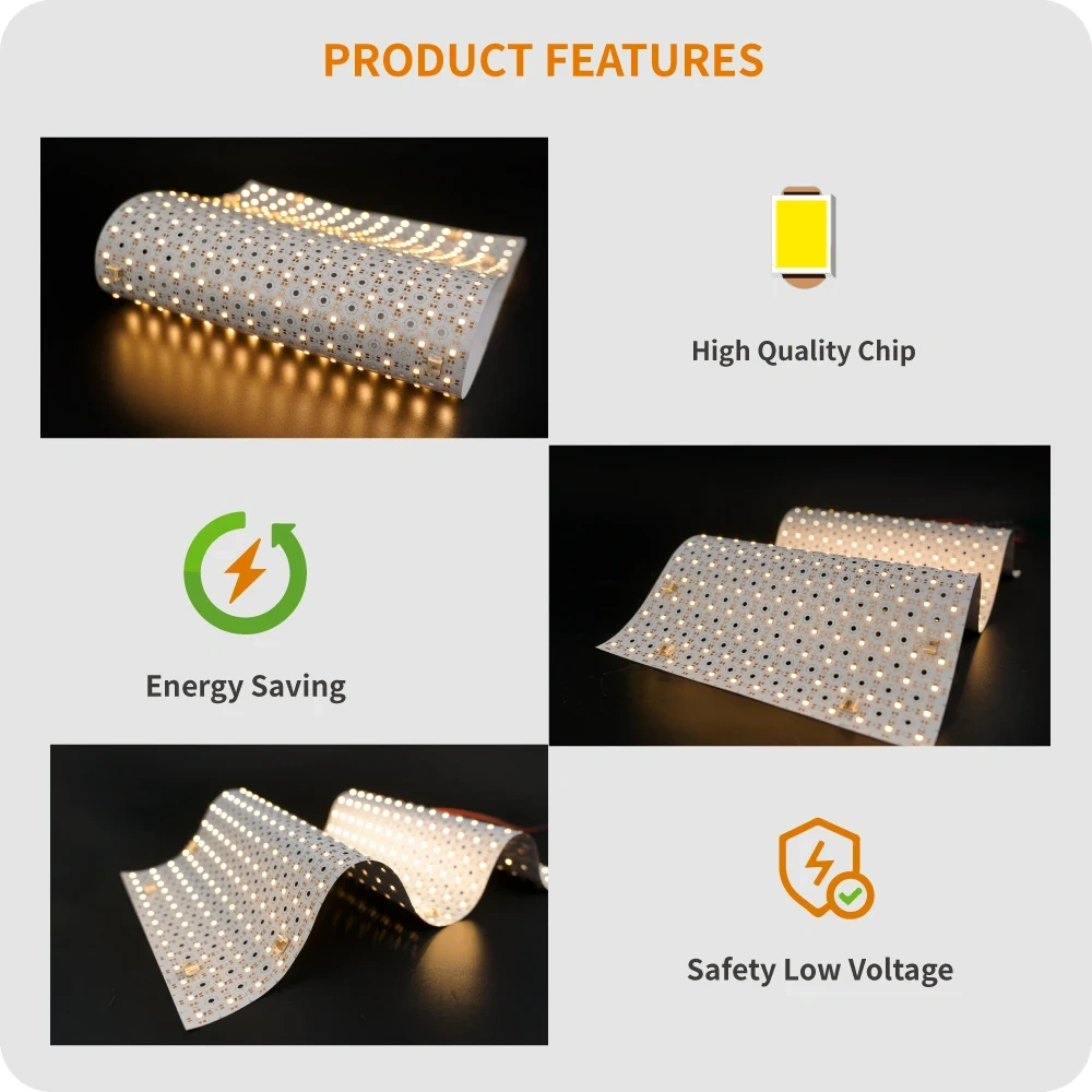 High Quality Flexible Led High Quality 2835 Panel Sheet Backlight 24v Sheets Soft  Led Backlight Sheet