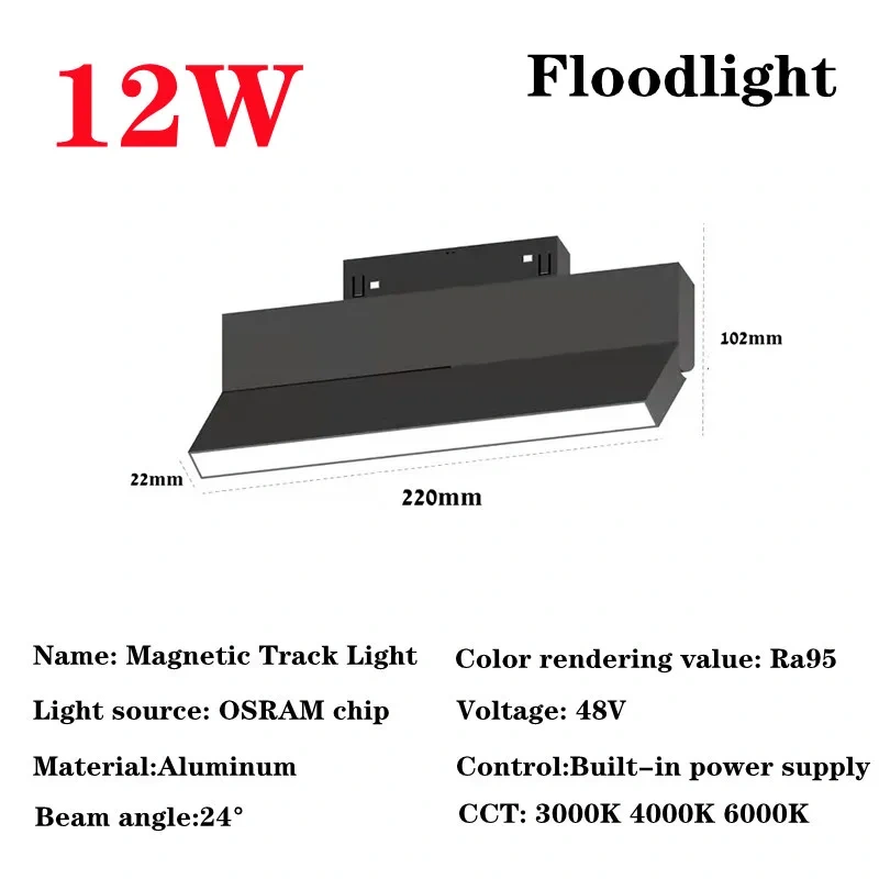 20 Modern Recessed Magnetic Track Lights design Led Lamp Magnetic Rail Ceiling System Indoor Track Lighting Spot Rail Spotlights