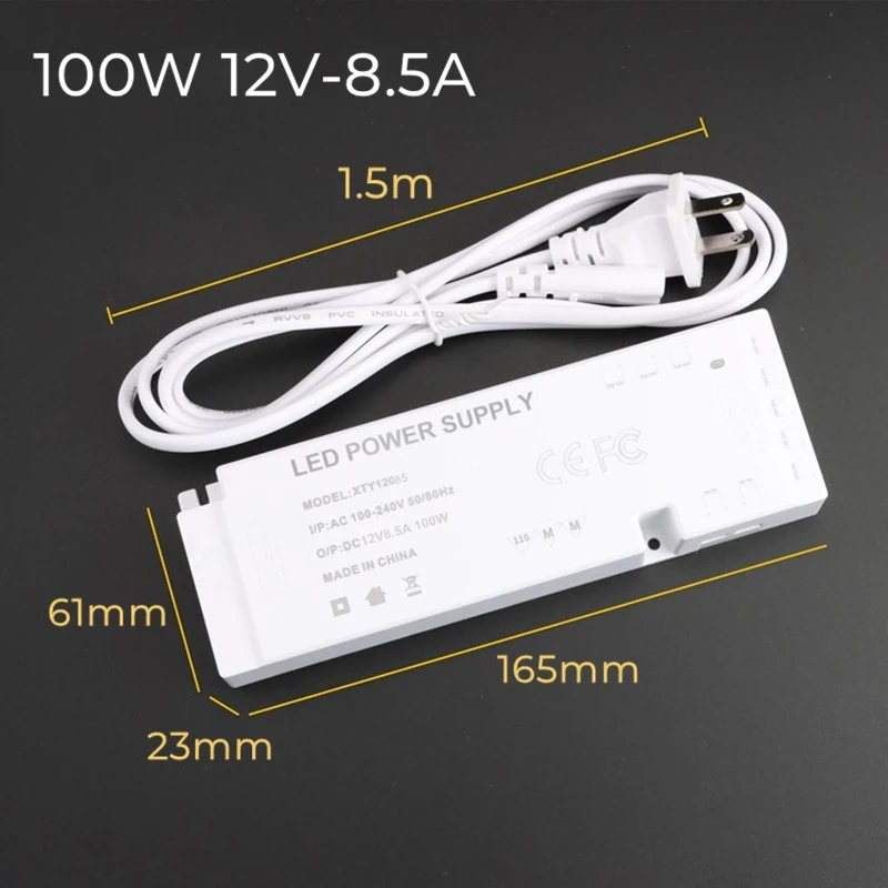 40/50cm LED Strip Cabinet Splint Lamps Hidden Doule Side Glow Aluminum Profiles 18mm Wood Board Layer Linear Bar Strip Lights