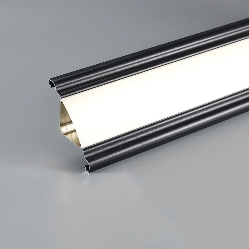 Ceiling Led Aluminum Profile Surface Mounted Wall Top Corner Decoration Indoor Atmosphere Lighting Linear Hard Bar Light Lamps