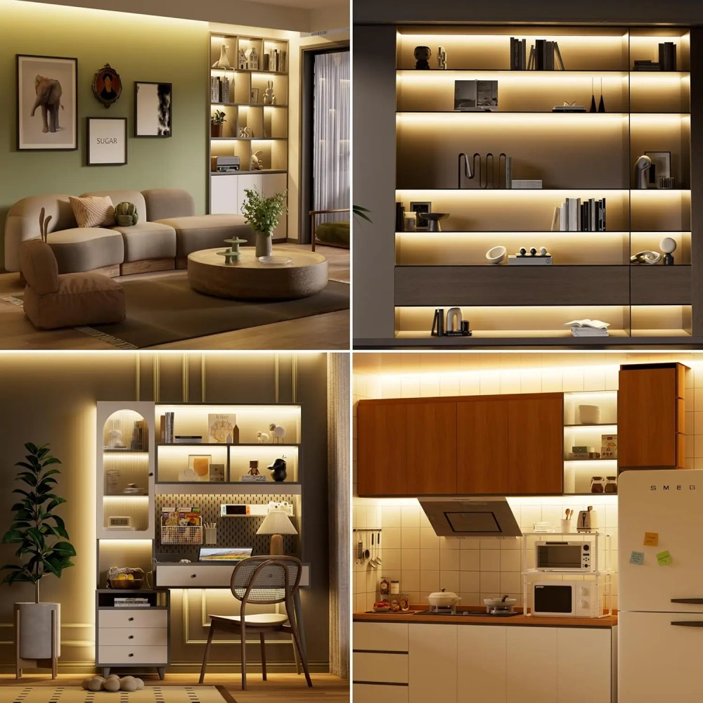 Free Welding 12V Neon LED Strip Cabinet Light Silica Gel Tube IP67 Waterproof Outdoor Warmwhite 3000K 6000K RoomDecor 30cm-300cm