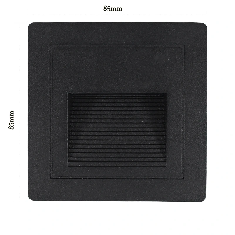 Outdoor Led Stair&Step Light 3W Waterproof Recessed Wall Corner Lamp For Home Landscape Pathway Stairway Garden Yard Footlight