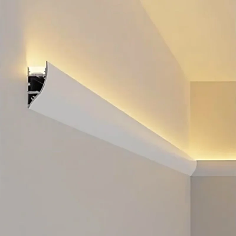 1M/2M Led Ceiling Aluminum Profile Surface Mount Upward and Downward Luminous Led Wall Washer for Corner Bedroom Living Room