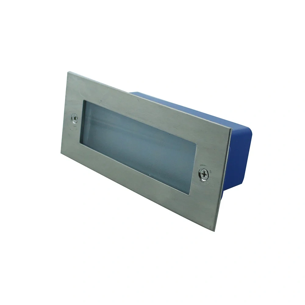 Waterproof LED Step Stair Light 3W Stainless Steel Recessed Garden Buried Lamp Indoor Outdoor Stairway Corridor Wall Sconce