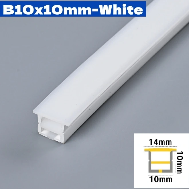 4/6/8/10mm Narrow LED Neon Silicone Tube Rope Lamp Recessed DC12V Flexible Waterproof Diffuser Cabinet Closet Ribbon Strip Light