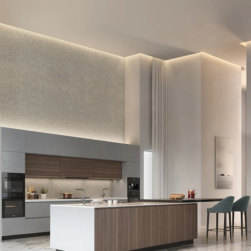 LED Aluminum Profile For Plaster Board Embedded Aluminum Profile Light For Drywall Recessed Installation