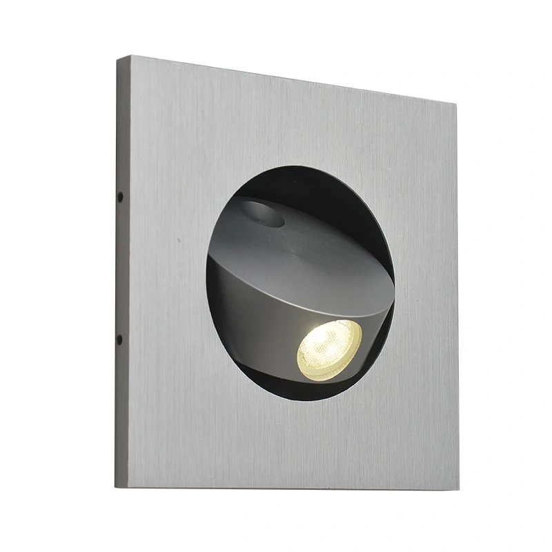 Modern LED Embedded Wall Lamp 3W 350º Rotation Bedside Sconce Bedroom Reading Hidden Decor Stair Wall Lighting Fixture AC85-265V