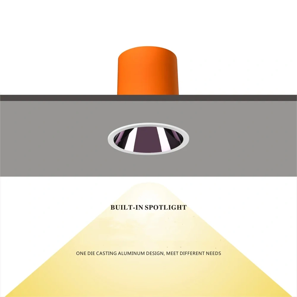 Dimmable Led Downlight Light COB Ceiling Spot Light 7W 9W 12W  Ceiling Recessed Indoor Lighting AC 85-265V