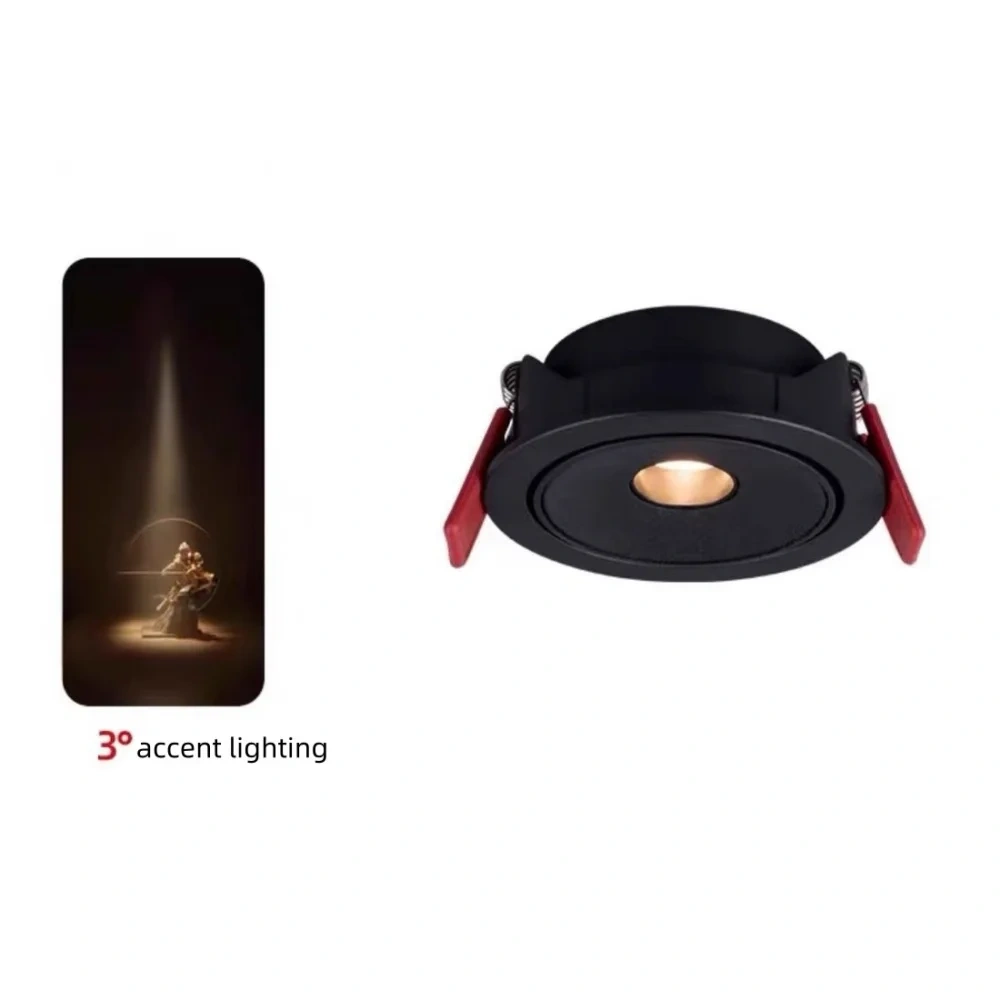 Surface mounted spotlight indoor decoration small angle ceiling light 3 ° 8 ° 15 ° 24 ° decorative light