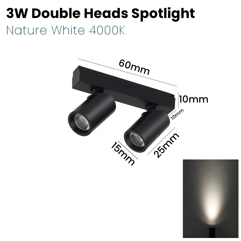 DC12V Mini LED Showcase Cabinet Lamp Magnetic Rail Jewelry Display Lamp Suface Mounted Exhibition Wardrobe Track Lighting System