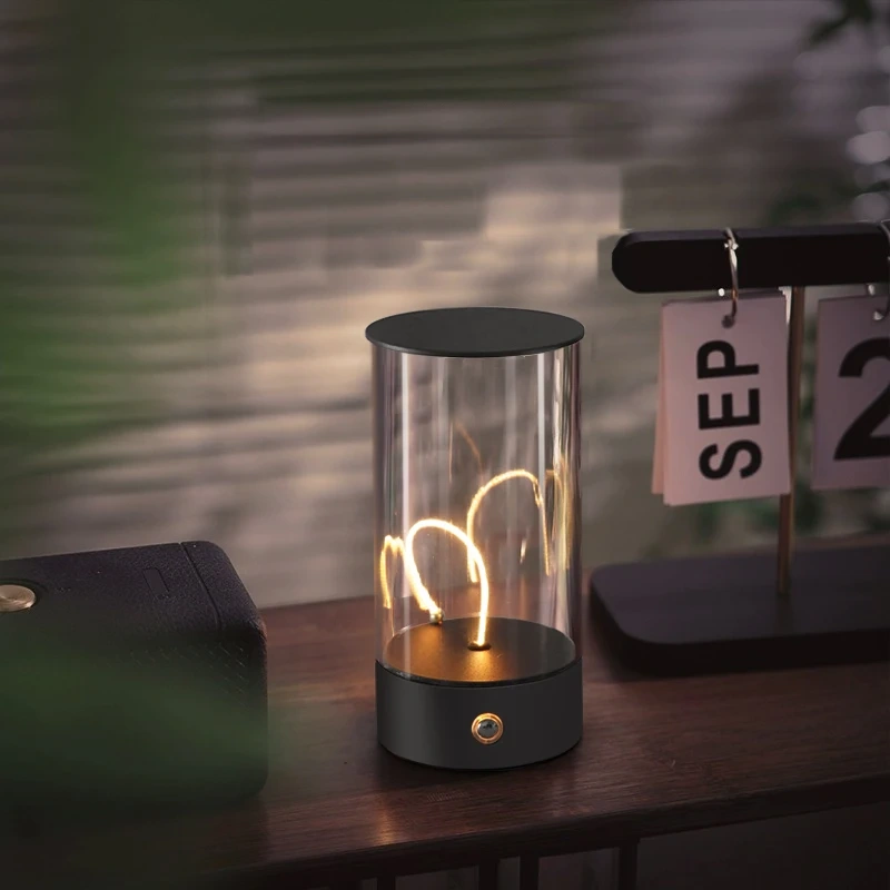 Portable LED Night Lights Rechargeable Magnetic Desk Lamp Touch Sensor Table Lamp for Home Outdoor Camping