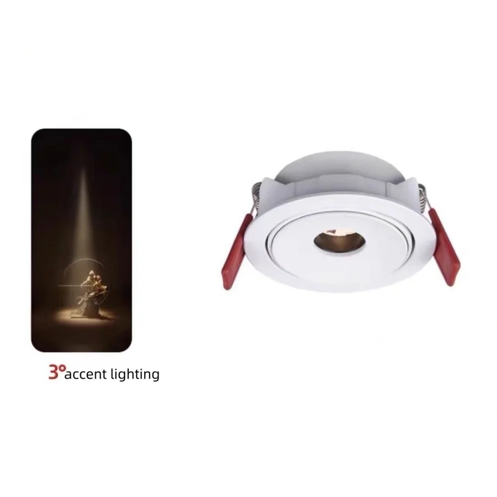 Surface mounted spotlight indoor decoration small angle ceiling light 3 ° 8 ° 15 ° 24 ° decorative light