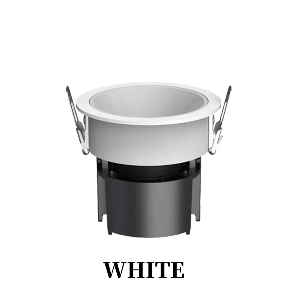 Recessed Anti-glare LED COB Spotlight 5W 7W 9W 12W 15W 18W 24W  Dimmable 85-265V Ceiling Downlight For Foyer Study Shop lighting