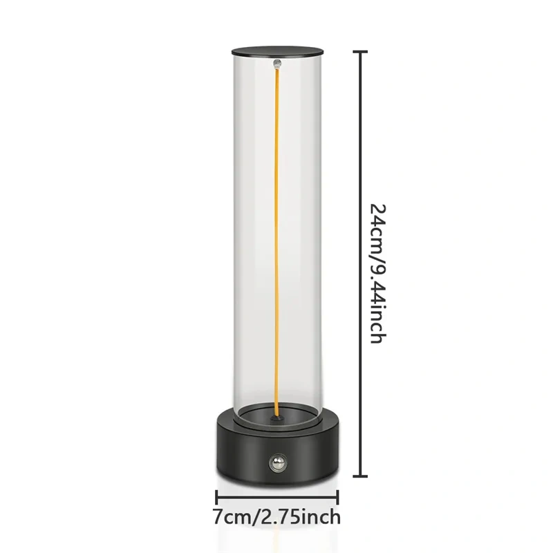 Portable LED Night Lights Rechargeable Magnetic Desk Lamp Touch Sensor Table Lamp for Home Outdoor Camping