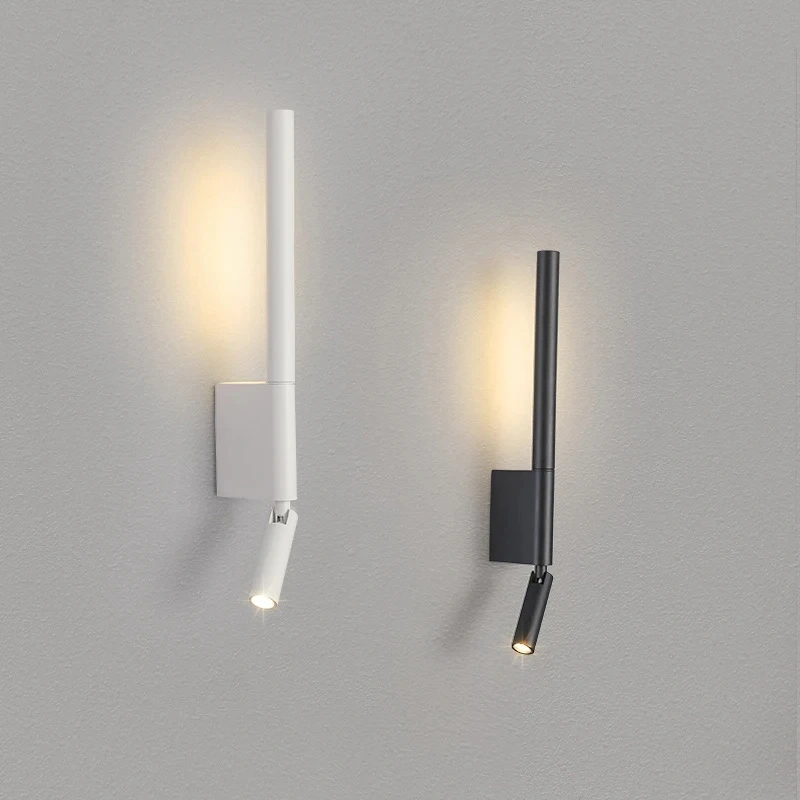Wall Light Adjustable Bedside Decor Wall Lamp up down Led Wall Sconce, Alumiunm Light Fixture for Bedroom Bedside Living Room