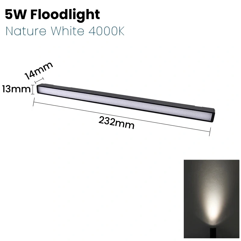 DC12V Mini LED Showcase Cabinet Lamp Magnetic Rail Jewelry Display Lamp Suface Mounted Exhibition Wardrobe Track Lighting System