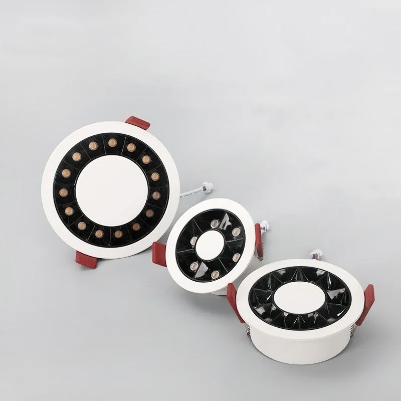 12W 18W 24W Dimmable Ultra-thin Anti-glare Umall Upotlight Umbedded LED Ceiling Light Living AC 85-265V Room Downlight Spotlight
