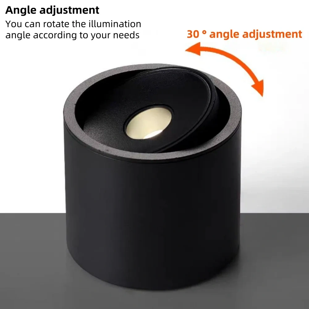 Surface mounted spotlight indoor decoration small angle ceiling light 3 ° 8 ° 15 ° 24 ° decorative light